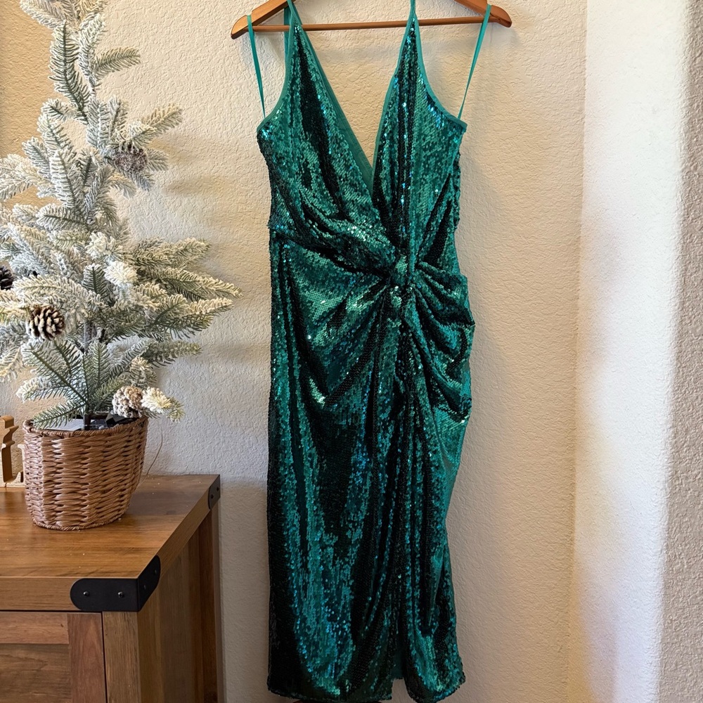 ASOS Sequin Backless Dress US 8,UK 12